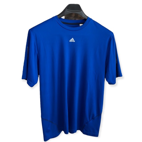 Men’s blue Adidas athletic shirt dry fit - Picture 4 of 14
